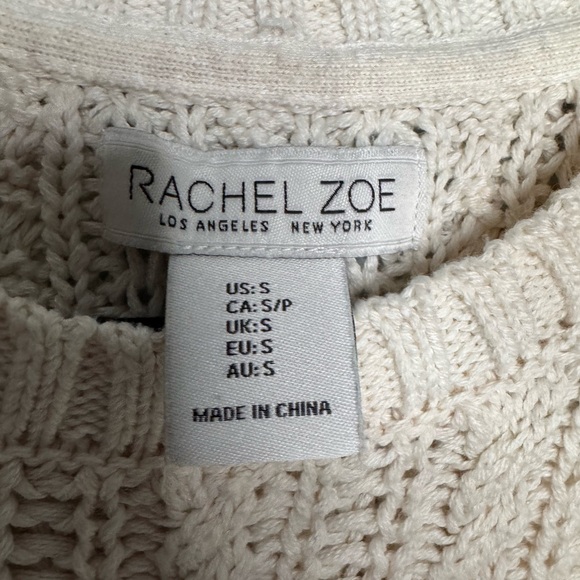 Rachel Zoe Ivory Knit Sleeveless Sweater - Picture 2 of 4